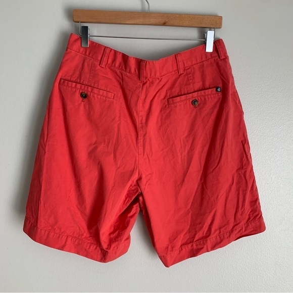 Brooks Brothers 365 men’s red chino cotton shorts size 34 - Picture 2 of 7